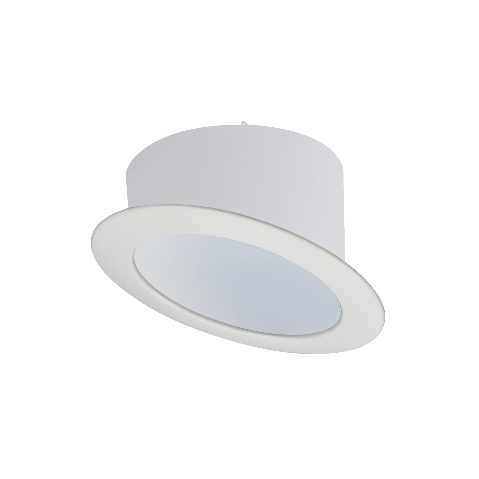 Nora Lighting NTS-615/45W - Recessed - 6 Inch Super-Sloped 45-Deg. Metal Reflector Trim for 926 Housings Only, White/White