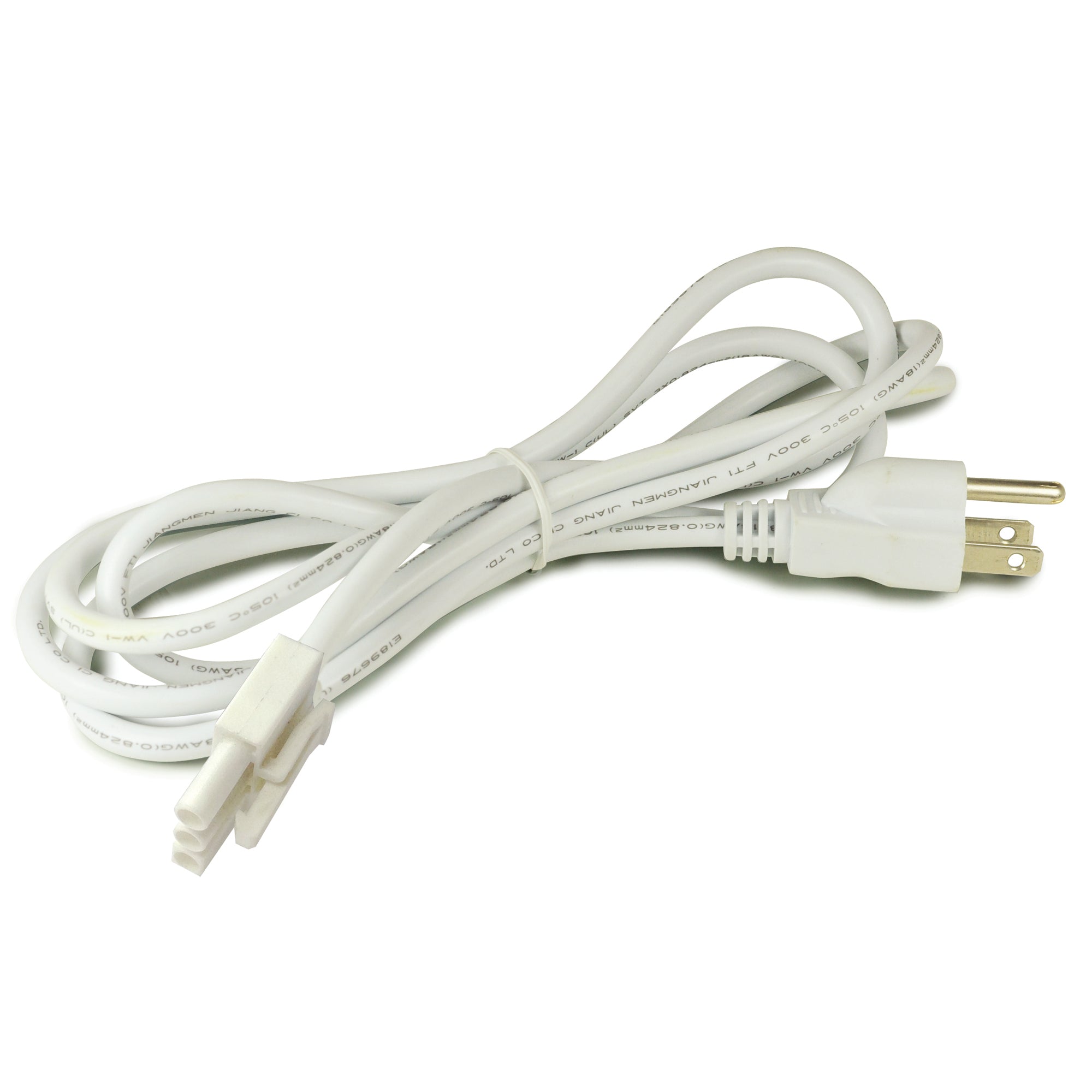 Nora Lighting NUA-805W - Accent / Undercabinet - 72 Inch LEDUR Cord & Plug, White