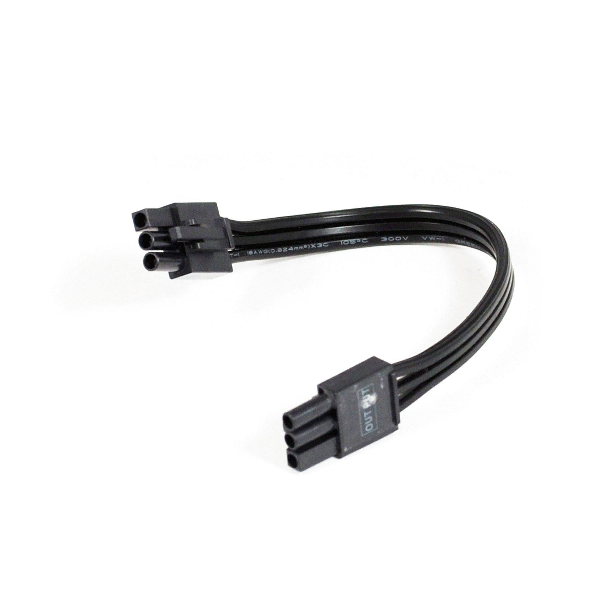 Nora Lighting NUA-806B - Accent / Undercabinet - 6 Inch LEDUR Interconnect Cable, Black