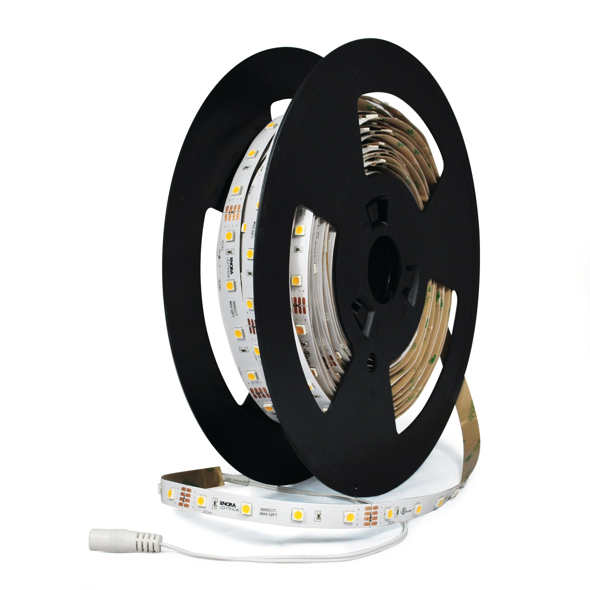 Nora Lighting NUTP51-W100LED927 - Accent / Undercabinet - Hy-Brite 100' 24V Continuous LED Tape Light, 375lm / 4.25W per foot, 2700K, 90+ CRI