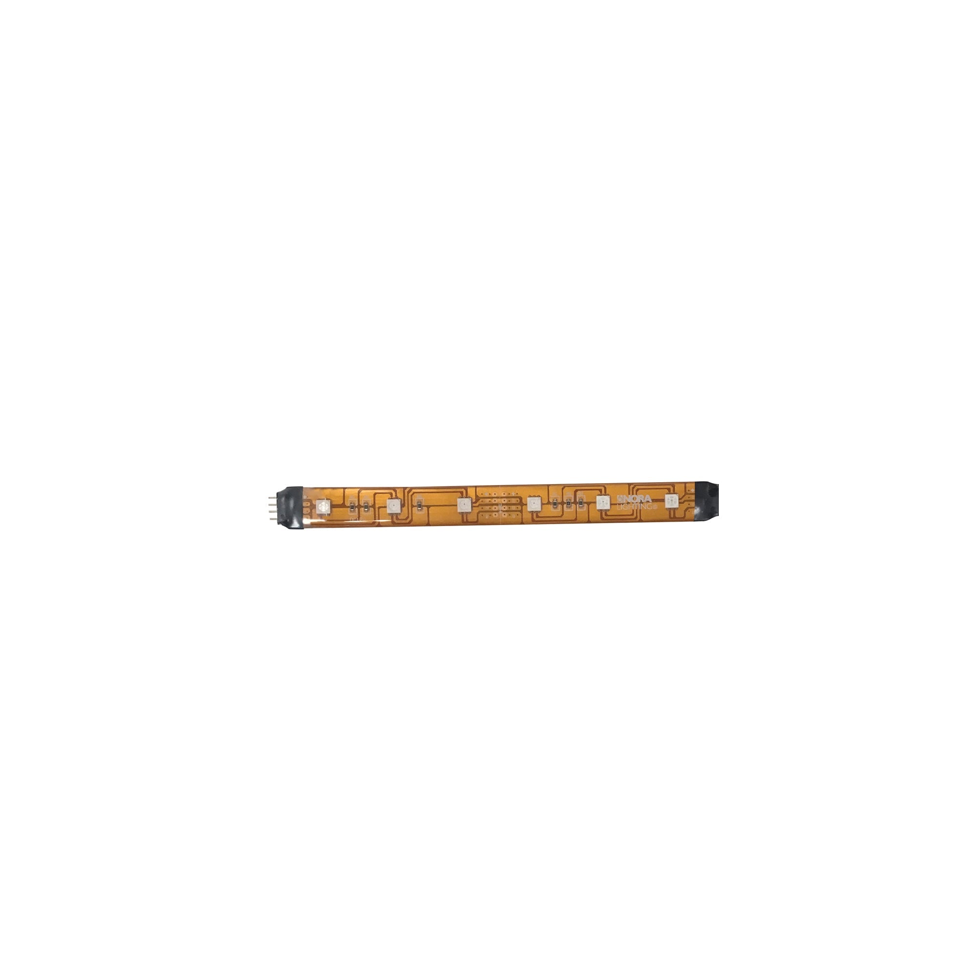 Nora Lighting NUTP6-LEDRGB/6 - Accent / Undercabinet - 6in 12V RGB LED Tape Light Section
