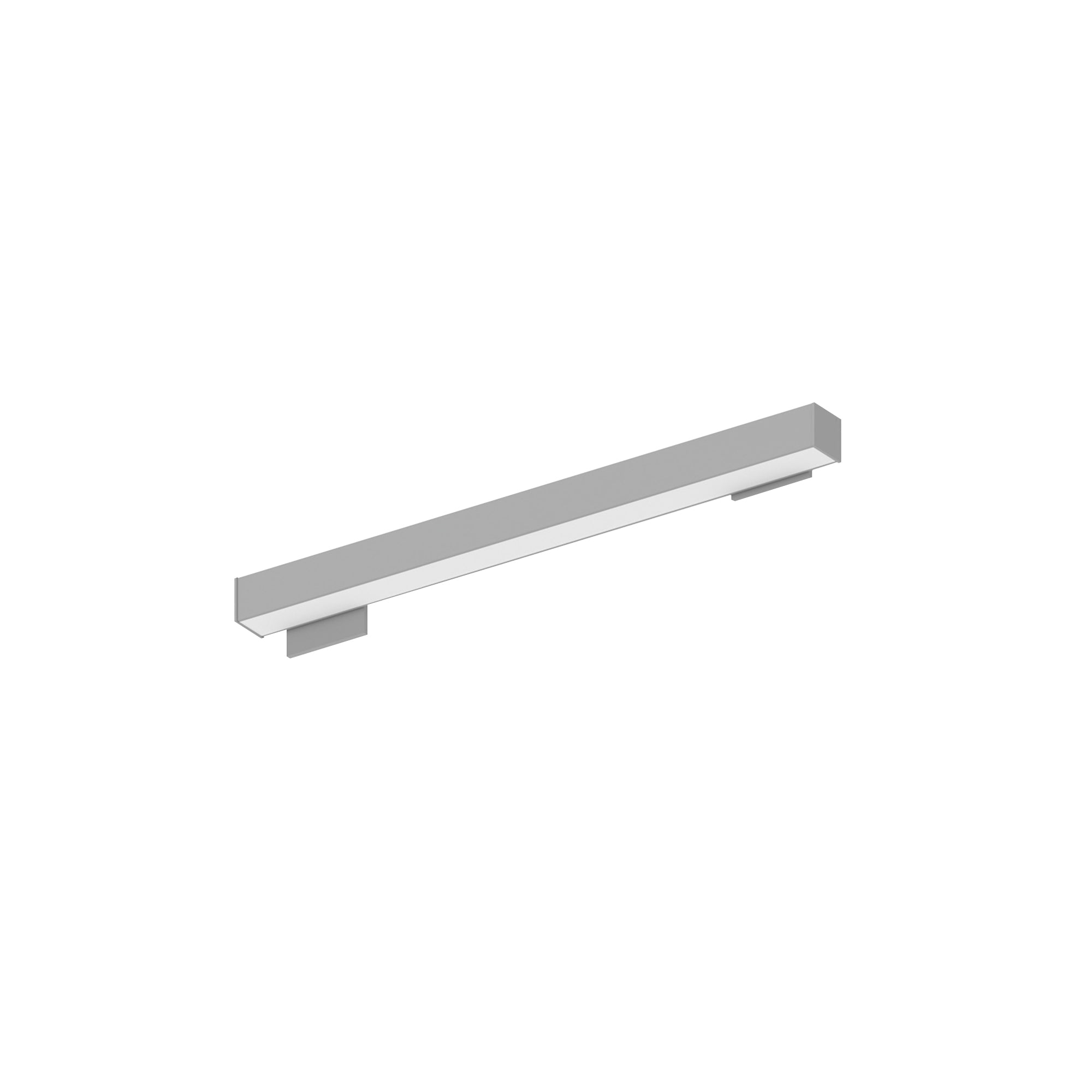 Nora Lighting NWLIN-21030A/L4-R2 - Linear - 2' L-Line LED Wall Mount Linear, 2100lm / 3000K, 4 Inchx4 Inch Left Plate & 2 Inchx4 Inch Right Plate, Aluminum Finish