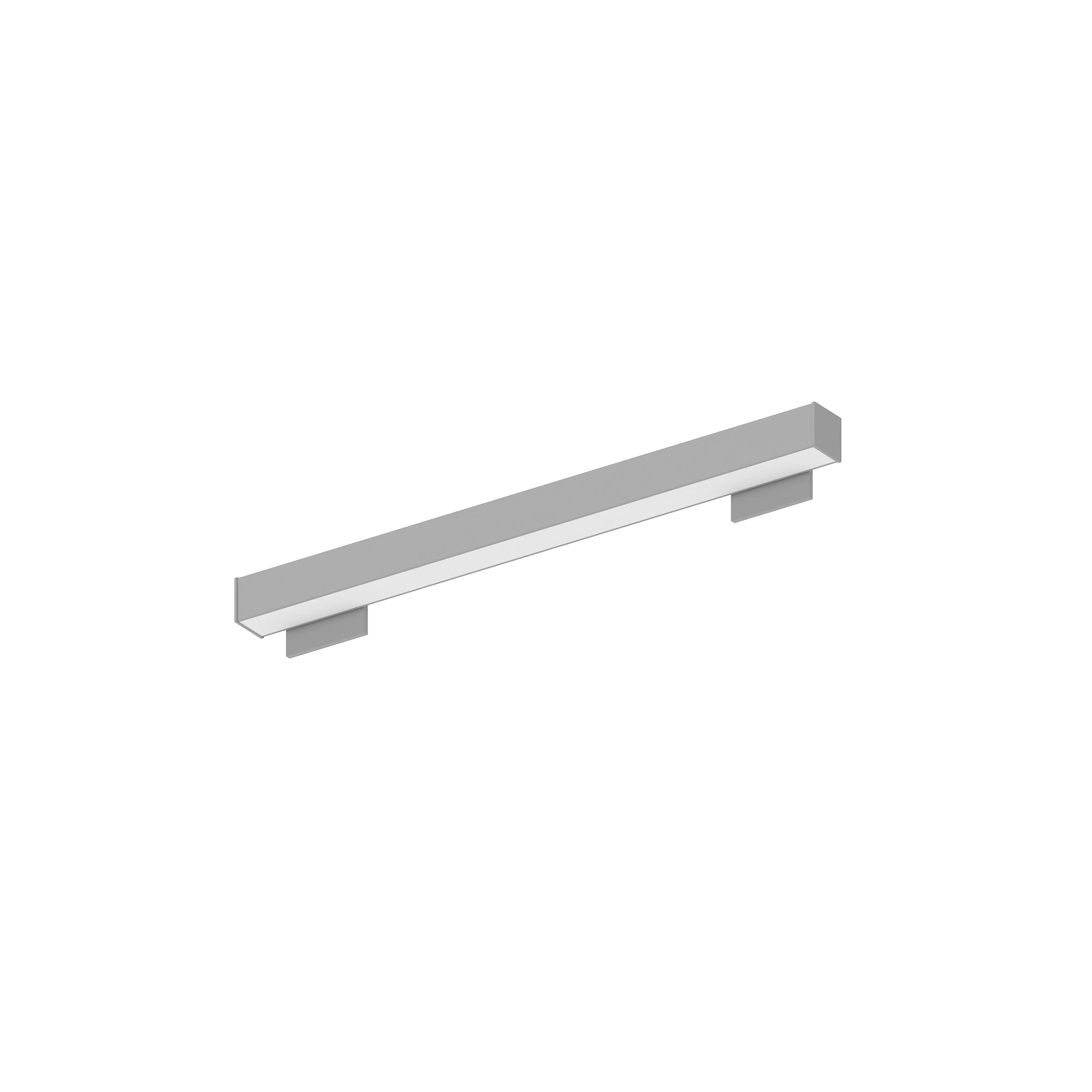 Nora Lighting NWLIN-21030A/L4-R4 - Linear - 2' L-Line LED Wall Mount Linear, 2100lm / 3000K, 4 Inchx4 Inch Left Plate & 4 Inchx4 Inch Right Plate, Aluminum Finish