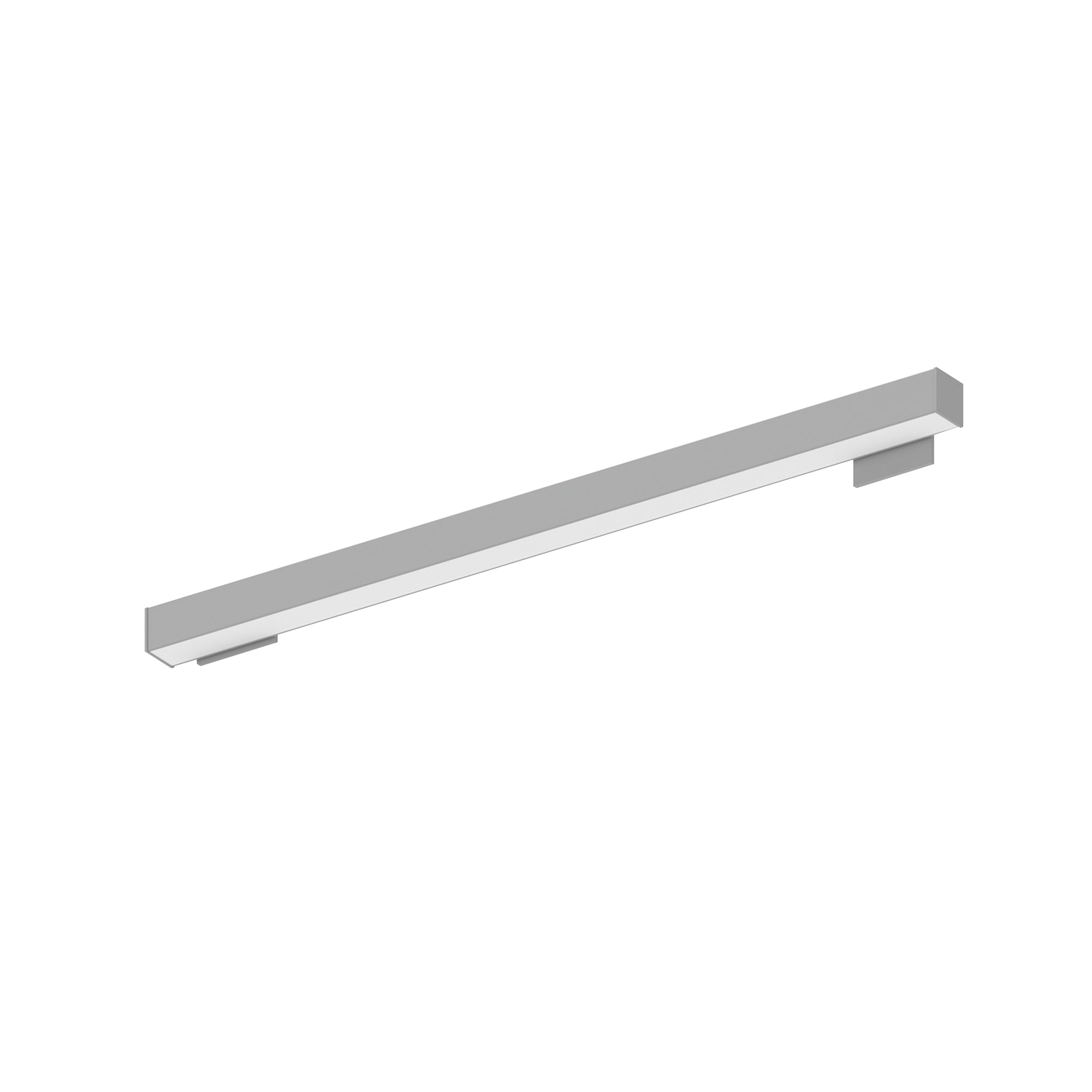 Nora Lighting NWLIN-41030A/L2-R4 - Linear - 4' L-Line LED Wall Mount Linear, 4200lm / 3000K, 2 Inchx4 Inch Left Plate & 4 Inchx4 Inch Right Plate, Aluminum Finish