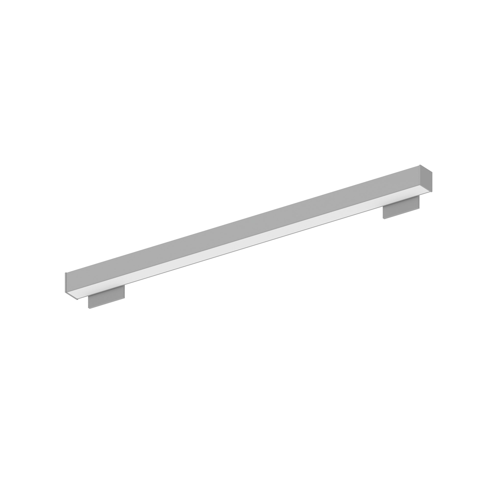 Nora Lighting NWLIN-41030A/L4-R4 - Linear - 4' L-Line LED Wall Mount Linear, 4200lm / 3000K, 4 Inchx4 Inch Left Plate & 4 Inchx4 Inch Right Plate, Aluminum Finish