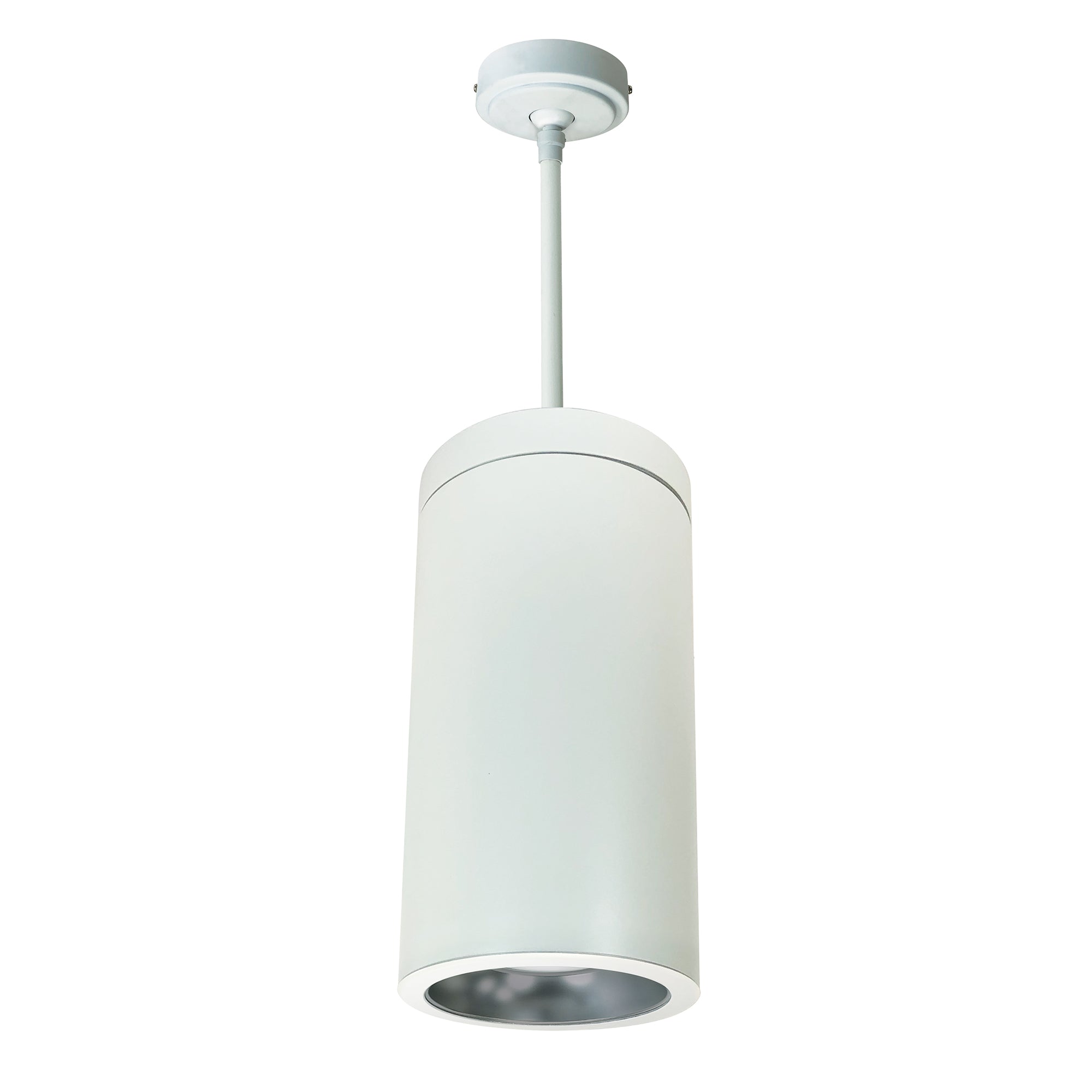 Nora Lighting NYLD2-6P10140DWW - Cylinder - 6 Inch Cobalt Pendant Mount Cylinder, White, 1000L, 4000K, Diffused/White Reflector, 120V Triac/ELV Dimming