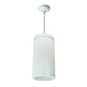 Nora Lighting NYLD2-6P10127WWW - Cylinder - 6 Inch Cobalt Pendant Mount Cylinder, White, 1000L, 2700K, White Reflector, 120V Triac/ELV Dimming