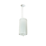 Nora Lighting NYLS2-6C15835MWWW6AC - Cylinder - 6 Inch CYL CABLE 1500L 35K DECO GLASS REF. MED FLD. WH/WH FLANGE 120-277V 0-10V WH CYL AC
