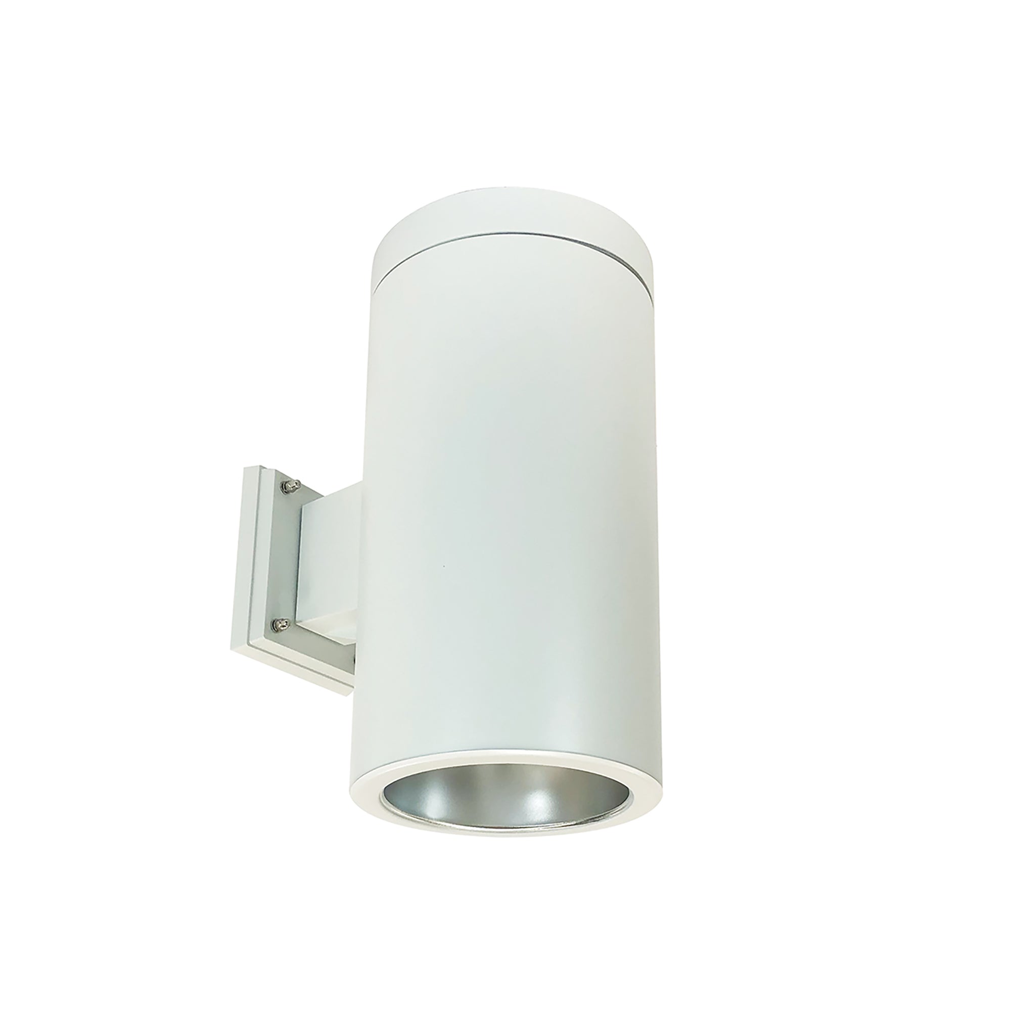Nora Lighting NYLS2-6W35130SDWW6 - Cylinder - 6 Inch CYL WALL MNT 3500L 35K REF. FLD. DIFF/WH FLANGE 120-277V 0-10V WH CYL