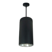 Nora Lighting NYLS2-6P35130SDBB6 - Cylinder - 6 Inch CYL PENDANT 3500L 30K REF, SPOT, DIFF/BLK FLANGE 120V BLK CYL 120-277V 0-10V