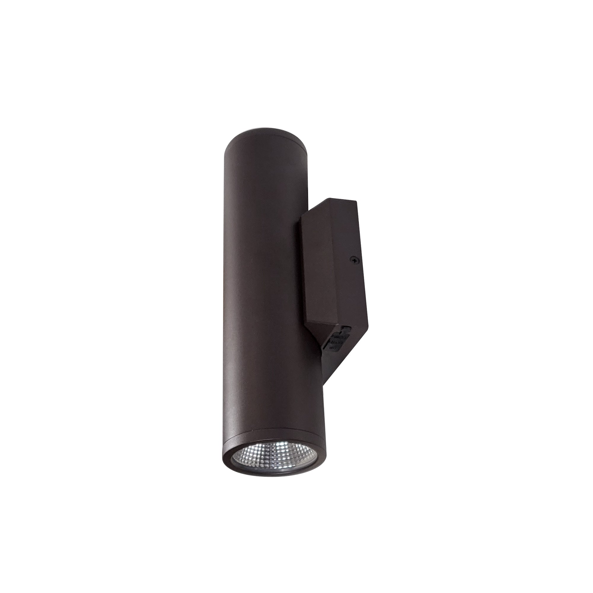 Nora Lighting NYUD-3L1345BZ - Cylinder - 3 Inch Up & Down Wall Mounted LED Cylinder with Selectable CCT, Bronze finish
